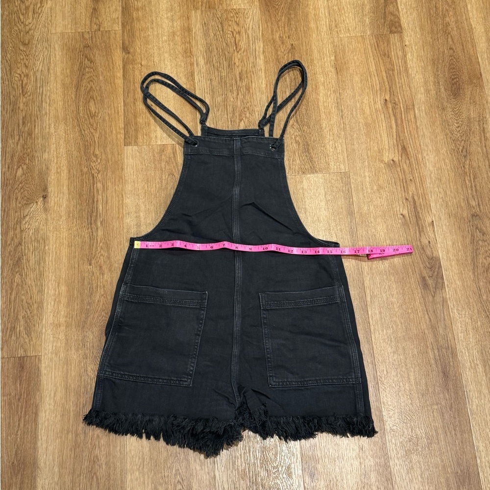 Aerie Black Denim Overall XXS